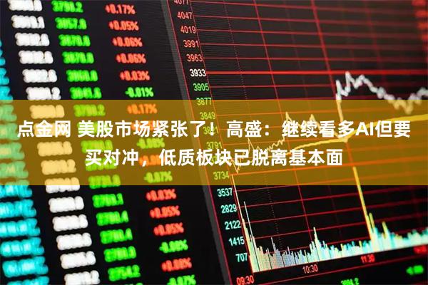 点金网 美股市场紧张了!高盛:继续看多AI但要买对冲,低质板块已脱离基本面
