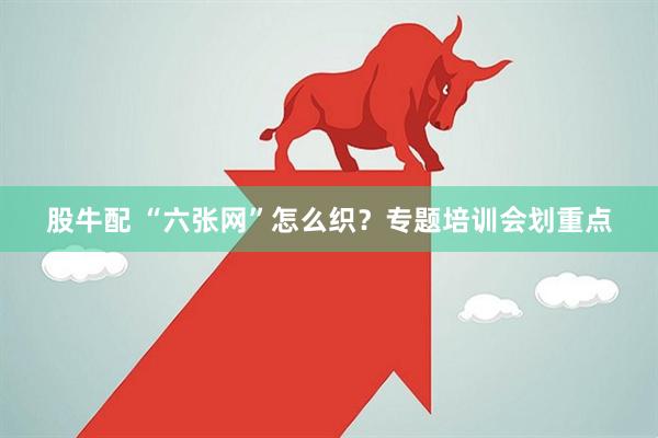 股牛配 “六张网”怎么织？专题培训会划重点