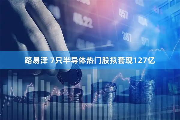 路易泽 7只半导体热门股拟套现127亿